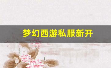 梦幻西游私服新开(梦幻西游手游吧) (1